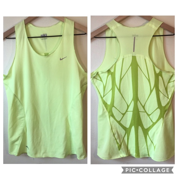 Nike Tops - Nike Fit Dry Green Athletic/Sports Tank Top